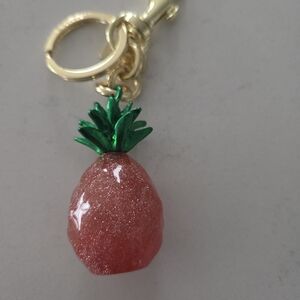 Pink and Green Pineapple Keychain
